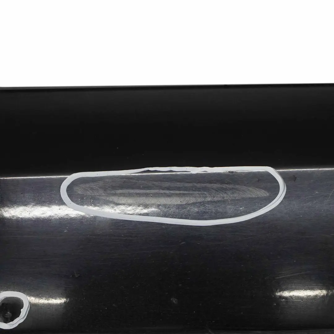 BMW E90 LCI Faldón Lateral Sill Strip Izquierda E91 Schwarz 2 Negro - 668 - SKU 0037059-SCH3 - Número de pieza 0037059