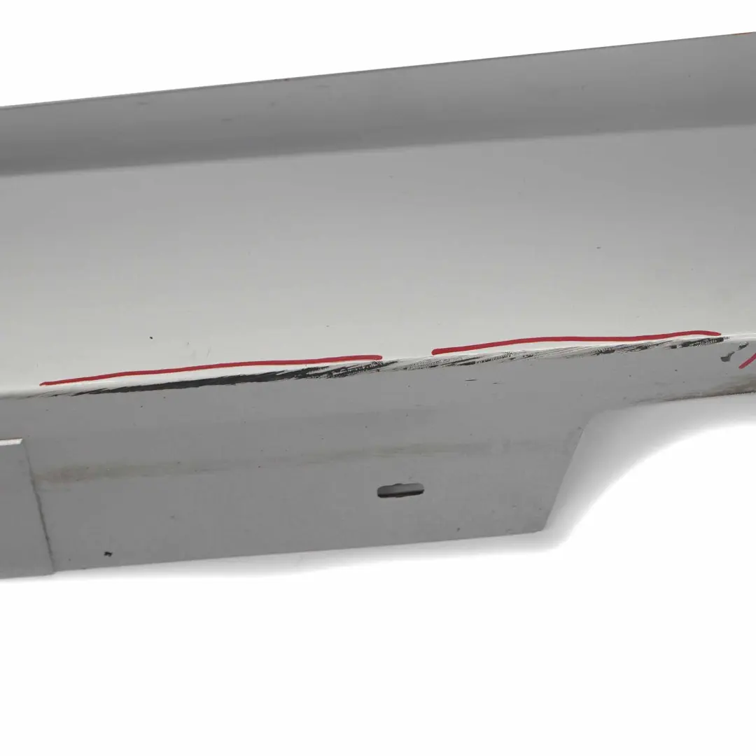 BMW E90 LCI Side Skirt Sill Strip Left N/S Titansilber Silver Metallic - 354 - SKU 0037059-TS2 - Part number 0037059