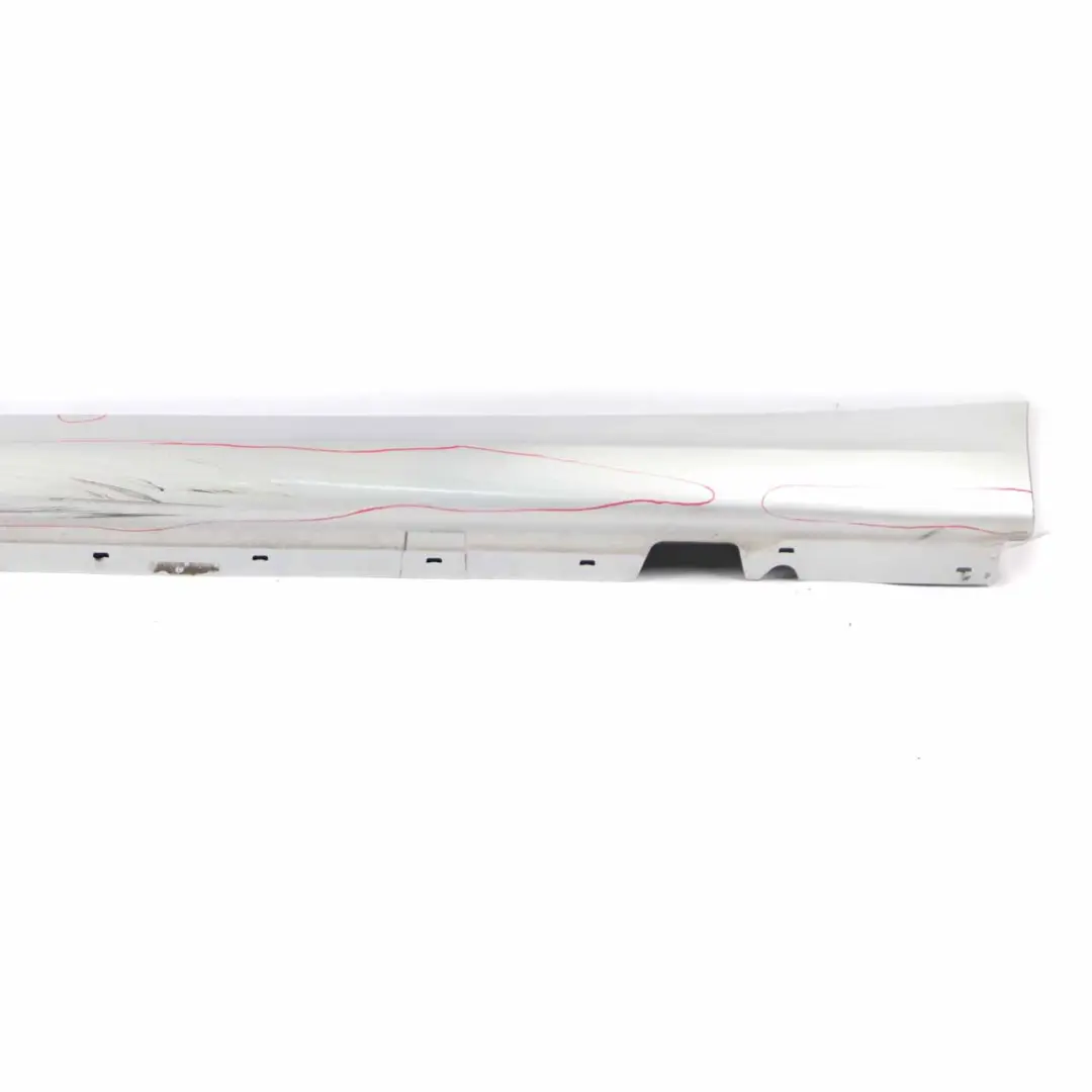 BMW E90 LCI Side Skirt Sill Strip Left N/S Titansilber Silver Metallic - 354 - SKU 0037059-TS - Part number 0037059