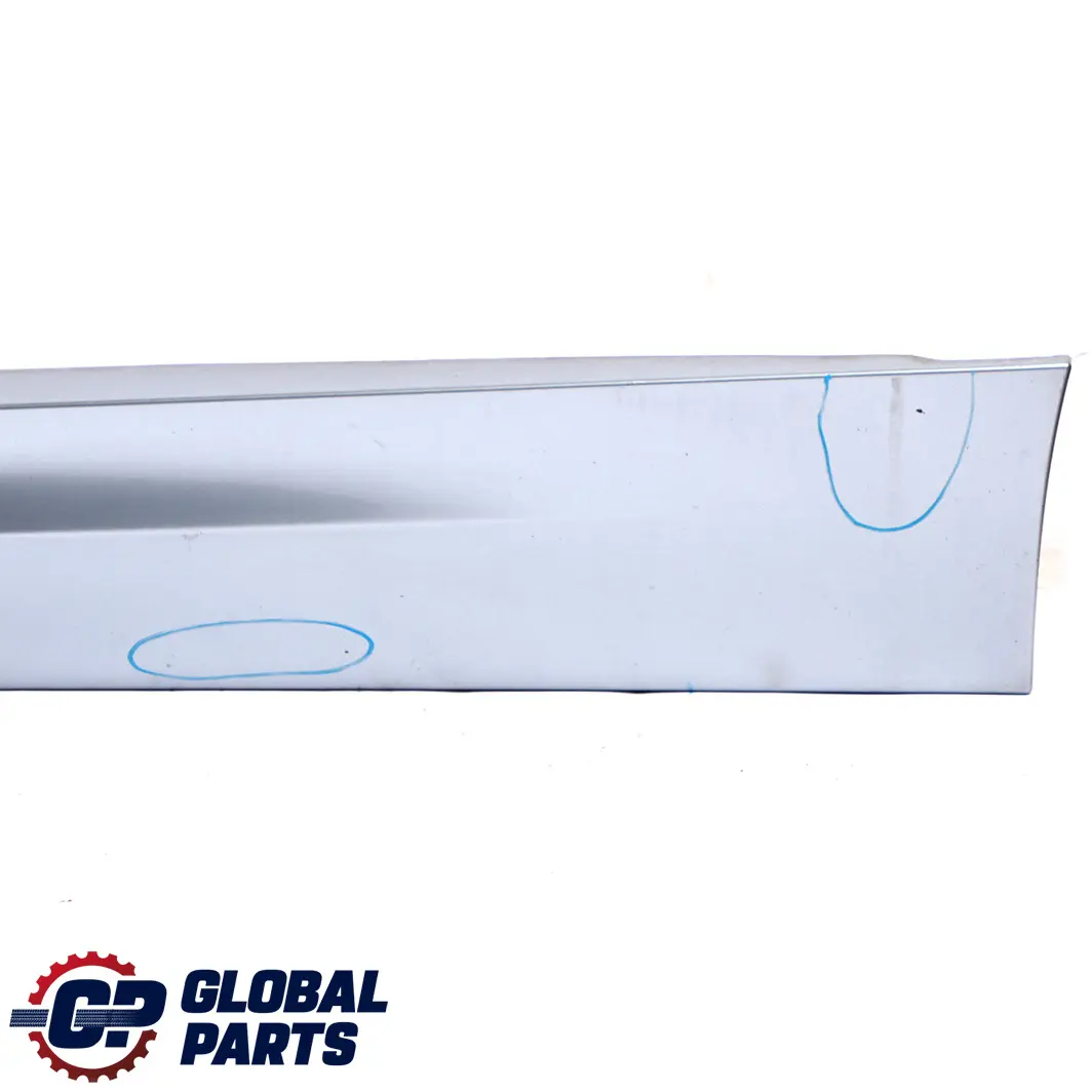 BMW 3 E90 E91 LCI 4 Sill Strip Side Skirt Left N/S Bluewater Blue Water - 896 - SKU 0037059-WB4 - Part number 0037059