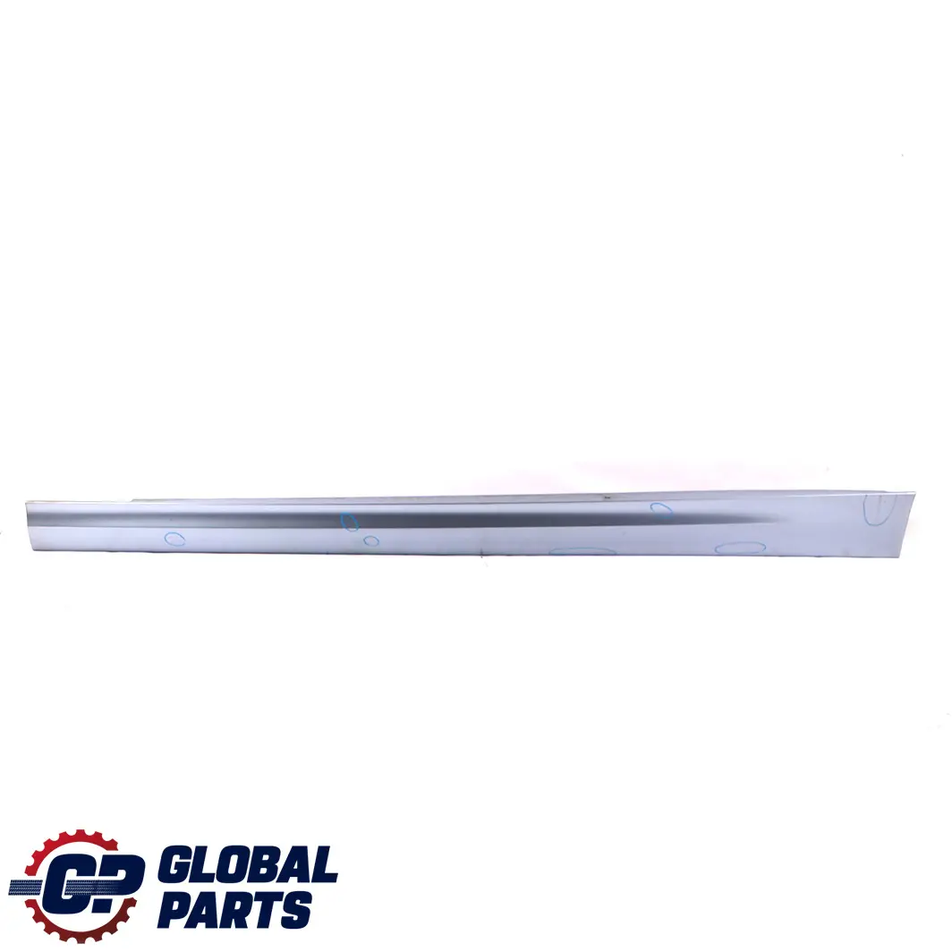 BMW 3 E90 E91 LCI 4 Sill Strip Side Skirt Left N/S Bluewater Blue Water - 896 - SKU 0037059-WB4 - Part number 0037059