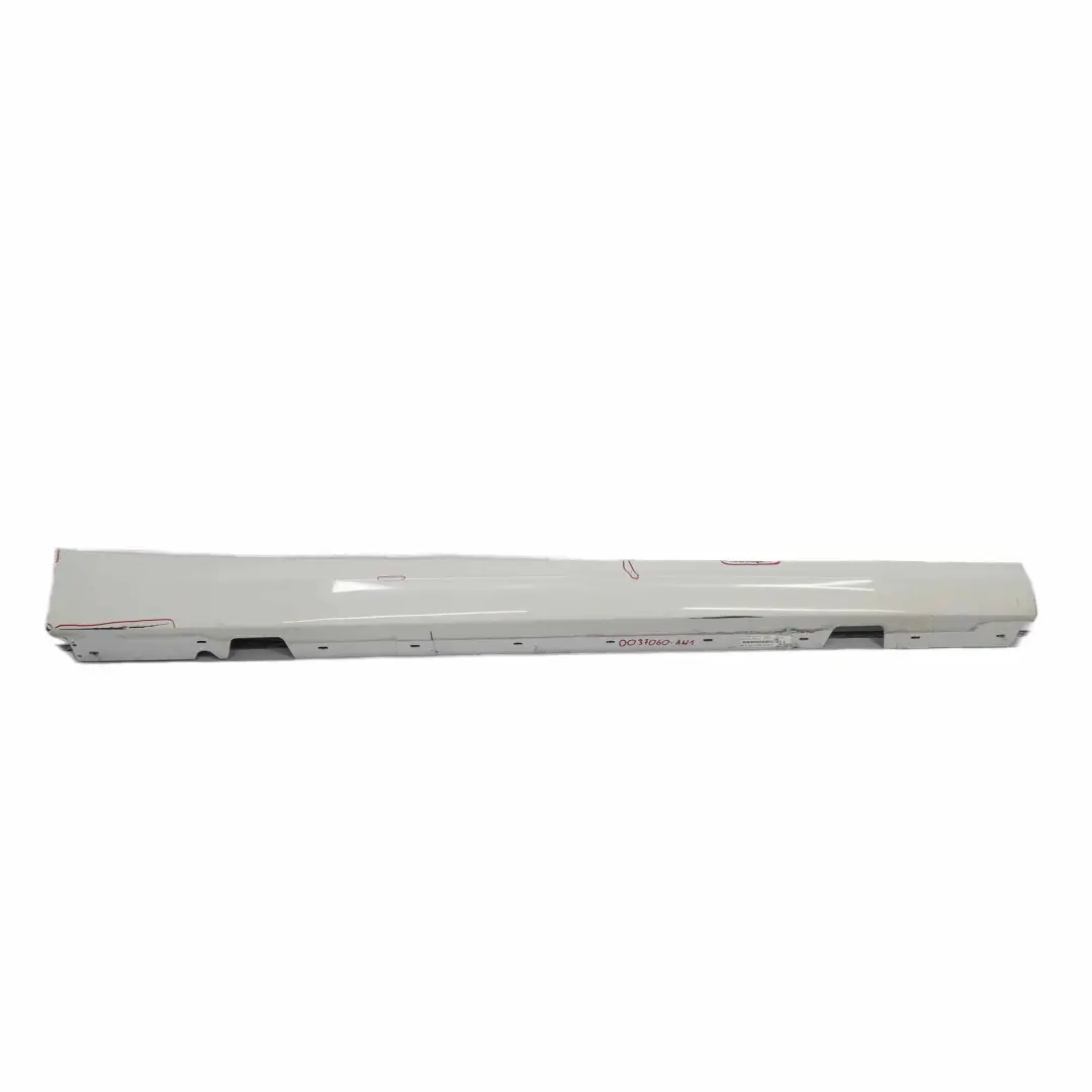 Side Skirt Sill Strip Right O/S Alpinweiss Alpine White 3 - 300 to BMW E90 LCI with Part number 0037060 BMW E90 LCI Side Skirt Sill Strip Right O/S Alpinweiss Alpine White 3 - 300 - SKU 0037060-AW1 - Part number 0037060