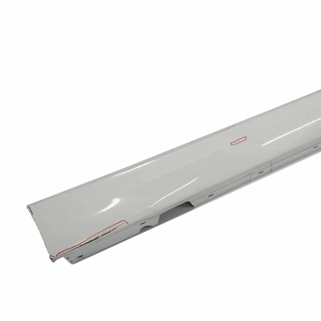 Side Skirt Sill Strip Right O/S Alpinweiss Alpine White 3 - 300 to BMW E90 LCI with Part number 0037060 BMW E90 LCI Side Skirt Sill Strip Right O/S Alpinweiss Alpine White 3 - 300 - SKU 0037060-AW1 - Part number 0037060