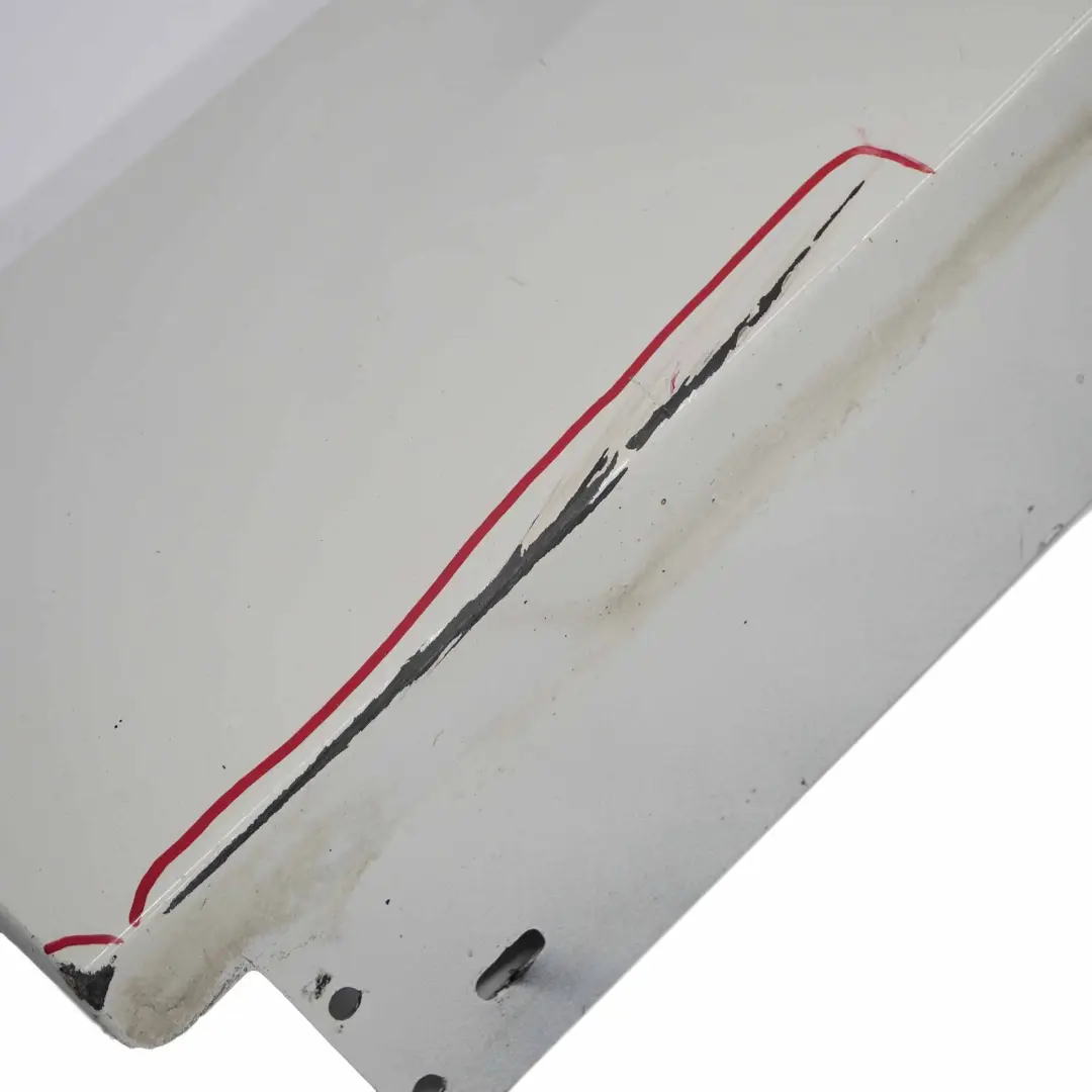 BMW E90 LCI Side Skirt Sill Strip Right O/S Alpinweiss Alpine White 3 - 300 - SKU 0037060-AW1 - Part number 0037060