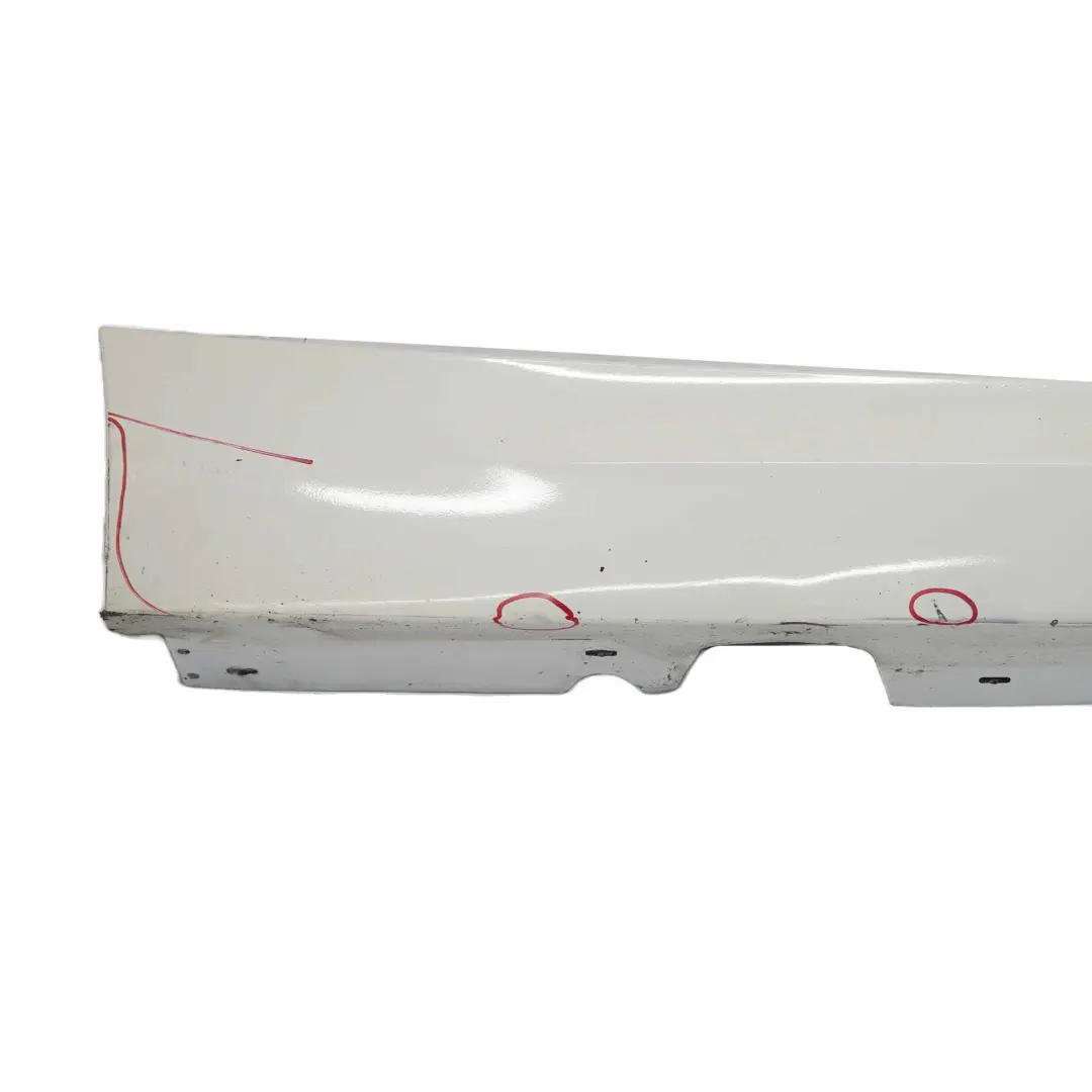 BMW E90 LCI Side Skirt Sill Strip Right O/S Alpinweiss Alpine White 3 - 300 - SKU 0037060-AW2 - Part number 0037060