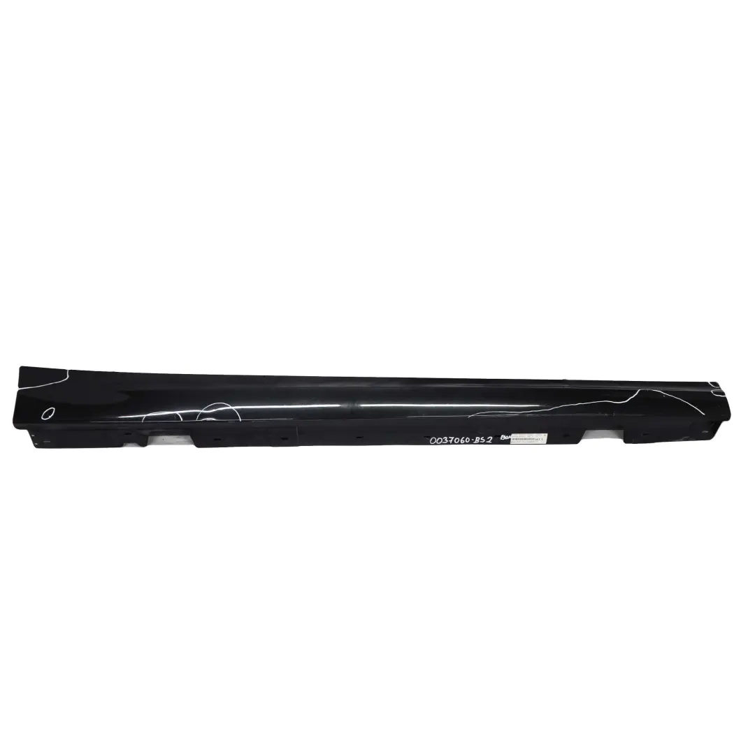 BMW 3 E90 E91 LCI 2 Sill Strip Side Skirt Right O/S Black Sapphire - 475 - SKU 0037060-BS2 - Part number 0037060