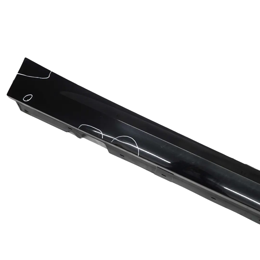 BMW 3 E90 E91 LCI 2 Sill Strip Side Skirt Right O/S Black Sapphire - 475 - SKU 0037060-BS2 - Part number 0037060