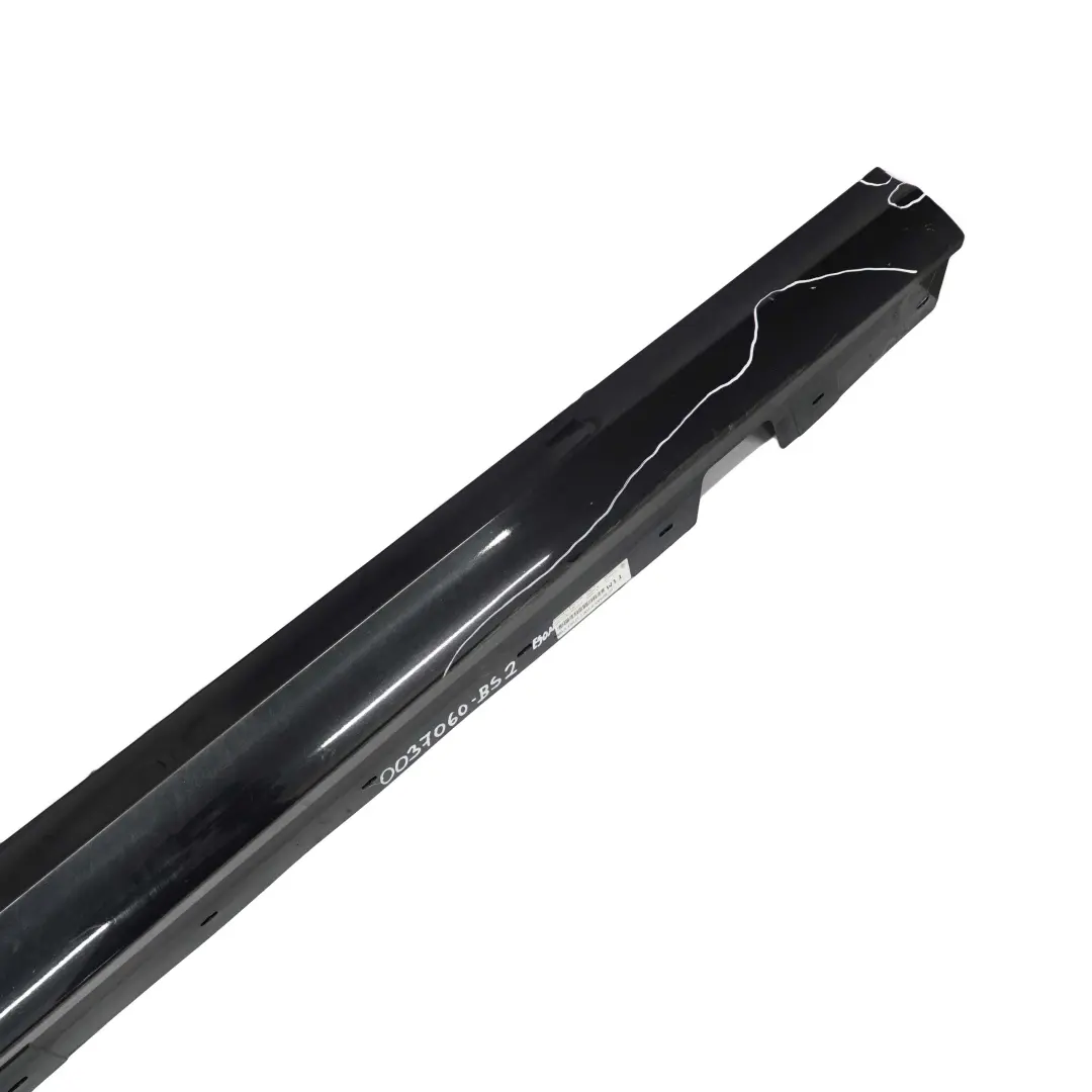 BMW E90 E91 LCI Bas de Porte Couverture Seuil Droite Noir Sapphire - 475 - SKU 0037060-BS2 - Numéro de pièce 0037060