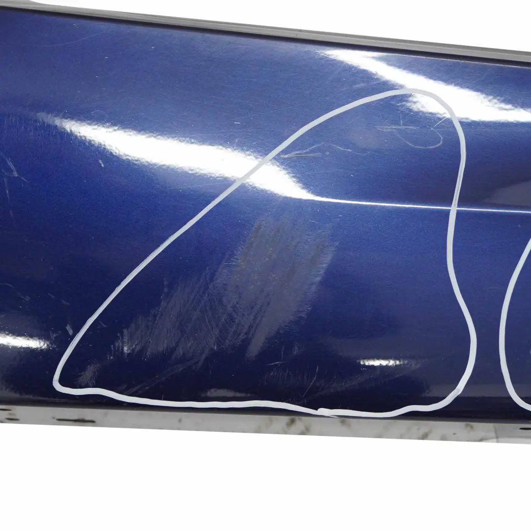 Side Skirt Sill Strip Right O/S Tiefseeblau Deep Sea Blue - A76 to BMW E90 LCI with Part number 0037060 BMW E90 LCI Side Skirt Sill Strip Right O/S Tiefseeblau Deep Sea Blue - A76 - SKU 0037060-DSB1 - Part number 0037060
