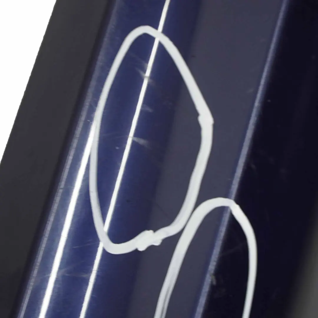 BMW E90 E91 LCI Schwellerleiste Blende Schweller Rechts Tiefseeblau Blau - A76 - SKU 0037060-DSB1 - Teilenummer 0037060