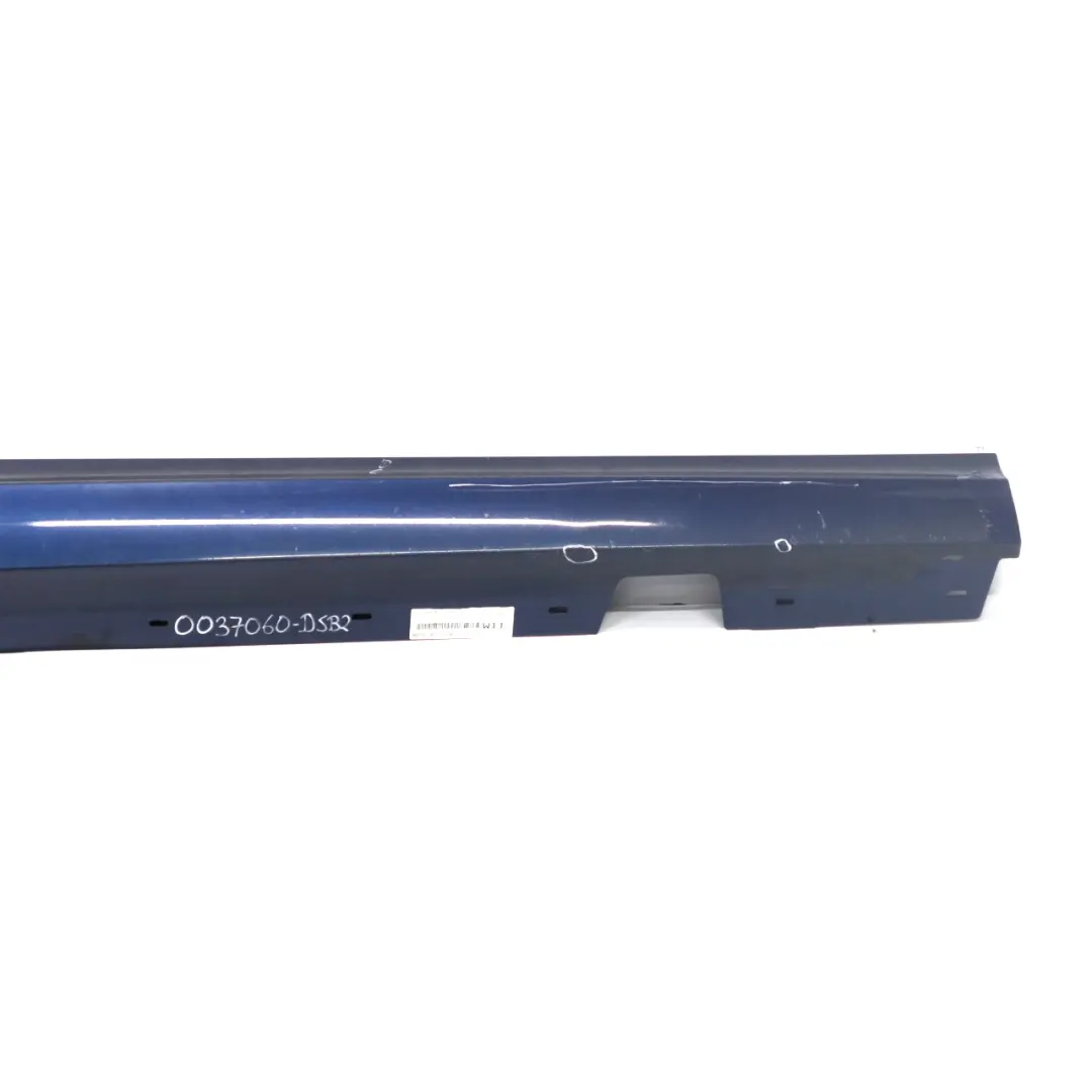 BMW E90 E91 LCI Schwellerleiste Blende Schweller Rechts Tiefseeblau Blau - A76 - SKU 0037060-DSB2 - Teilenummer 0037060