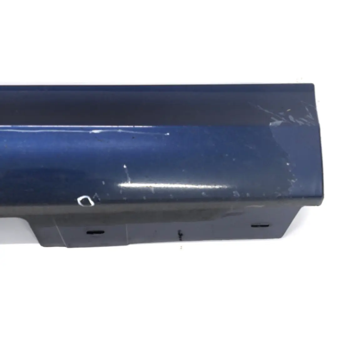 BMW E90 LCI Side Skirt Sill Strip Right O/S Tiefseeblau Deep Sea Blue - A76 - SKU 0037060-DSB2 - Part number 0037060