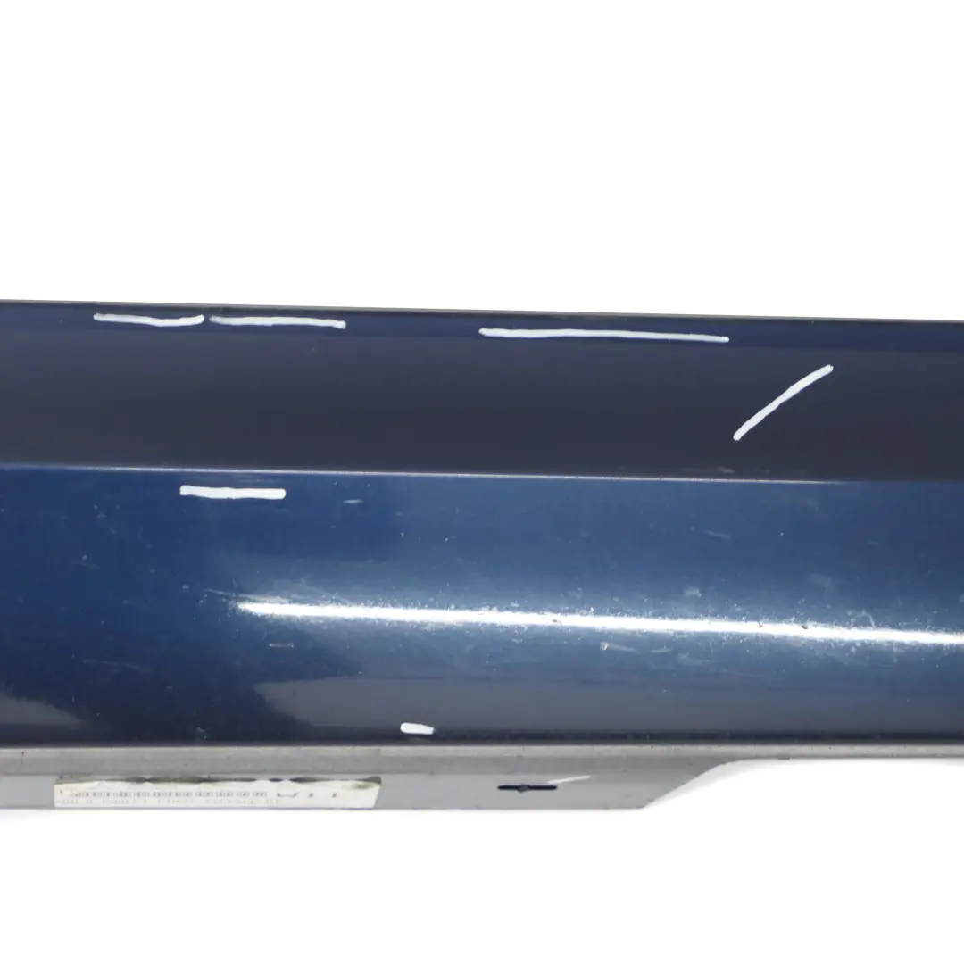 Side Skirt Sill Strip Right O/S Tiefseeblau Deep Sea Blue - A76 to BMW E90 LCI with Part number 0037060 BMW E90 LCI Side Skirt Sill Strip Right O/S Tiefseeblau Deep Sea Blue - A76 - SKU 0037060-DSB3 - Part number 0037060