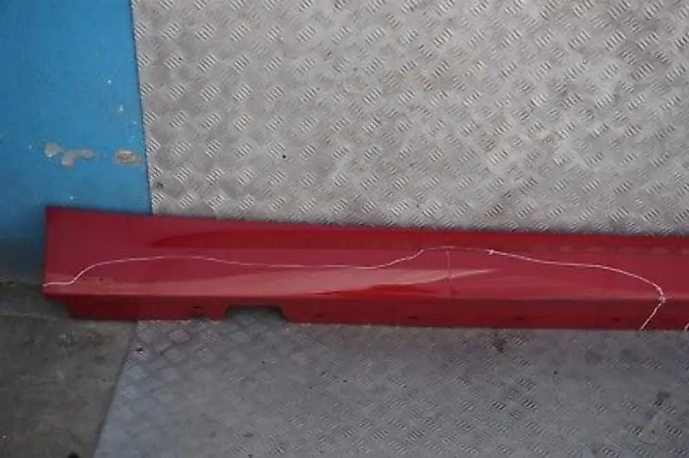 BMW 3 SERIES E90 E91 LCI Sill Strip Side Skirt Right O/S Karmesinrot Crimson Red - SKU 0037060-KAR - Part number 0037060