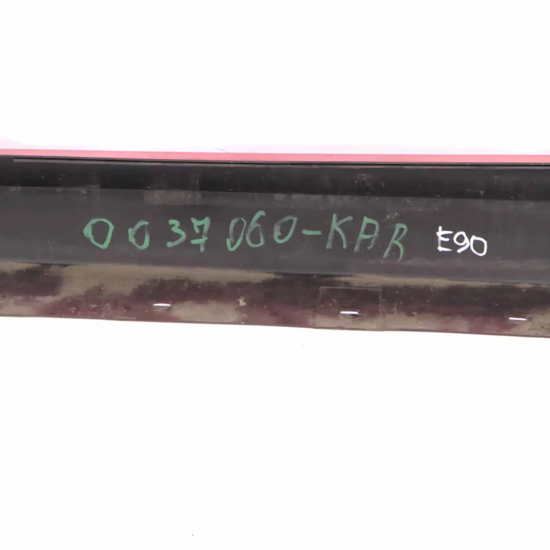 BMW E90 E91 LCI Sill Strip Side Skirt Right O/S Karmesinrot Karmesin Red - A61 - SKU 0037060-KAR2 - Part number 0037060