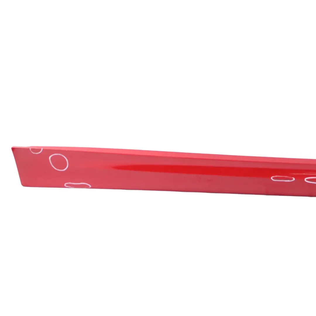 Right O/S Sill Strip Side Skirt Karmesinrot Crimson Red - A61 to BMW 3 E90 E91 LCI with Part number 0037060 BMW 3 E90 E91 LCI Right O/S Sill Strip Side Skirt Karmesinrot Crimson Red - A61 - SKU 0037060-KAR5 - Part number 0037060