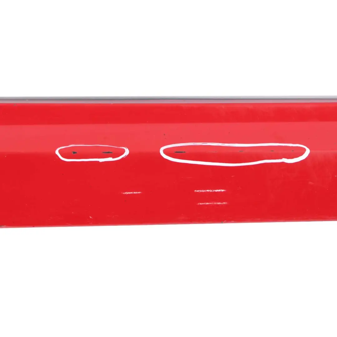 Right O/S Sill Strip Side Skirt Karmesinrot Crimson Red - A61 to BMW 3 E90 E91 LCI with Part number 0037060 BMW 3 E90 E91 LCI Right O/S Sill Strip Side Skirt Karmesinrot Crimson Red - A61 - SKU 0037060-KAR5 - Part number 0037060