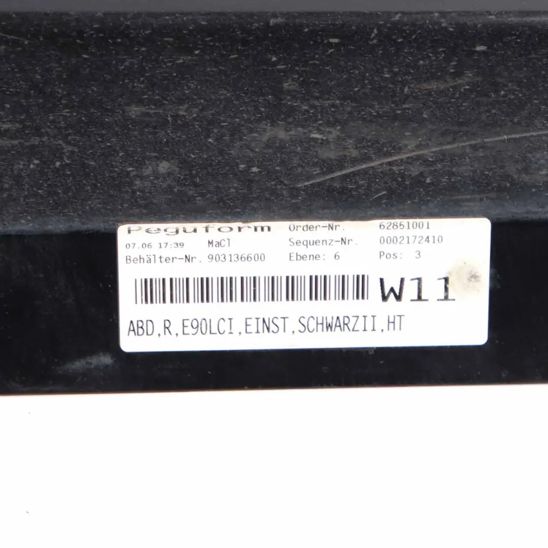 BMW E90 E91 LCI nakładka listwa próg prawy schwarz - SKU 0037060-SCH1 - Numer Części 0037060