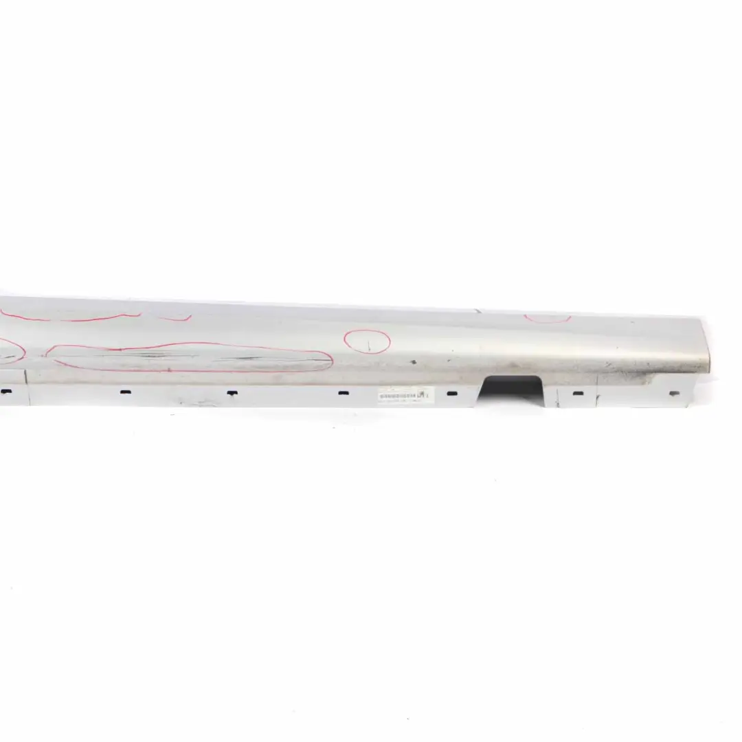 BMW E90 E91 LCI Sill Strip Side Skirt Right O/S Titansilber Silver 354 - SKU 0037060-TS - Part number 0037060