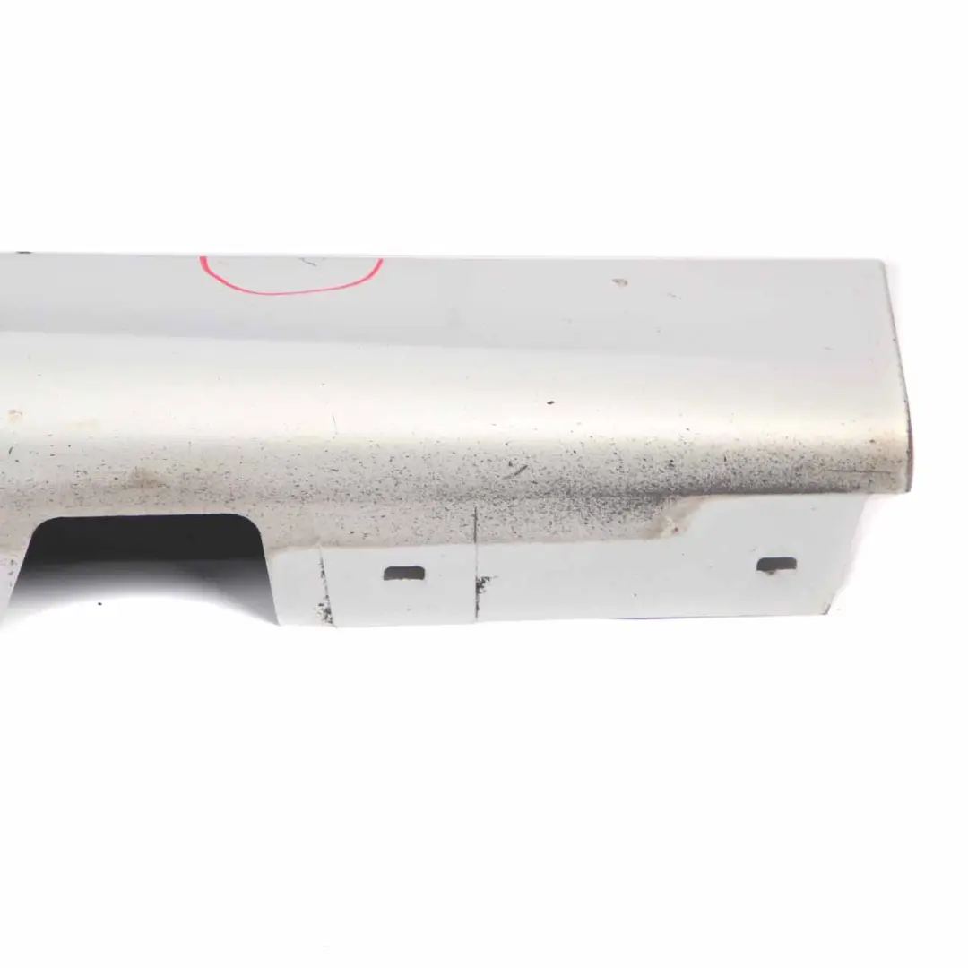 Sill Strip Side Skirt Right O/S Titansilber Silver 354 to BMW E90 E91 LCI with Part number 0037060 BMW E90 E91 LCI Sill Strip Side Skirt Right O/S Titansilber Silver 354 - SKU 0037060-TS - Part number 0037060