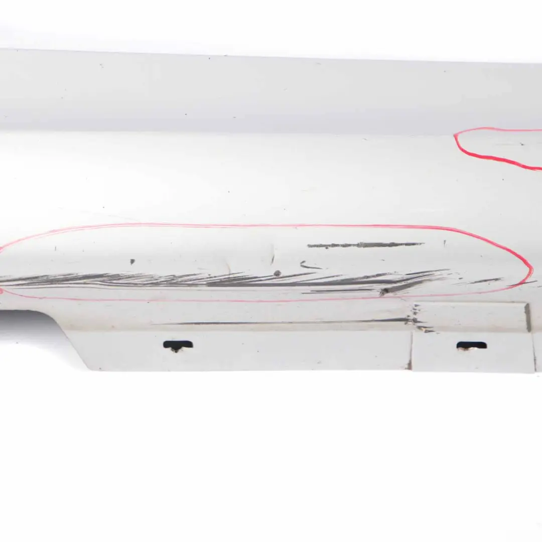 Sill Strip Side Skirt Right O/S Titansilber Silver 354 to BMW E90 E91 LCI with Part number 0037060 BMW E90 E91 LCI Sill Strip Side Skirt Right O/S Titansilber Silver 354 - SKU 0037060-TS - Part number 0037060