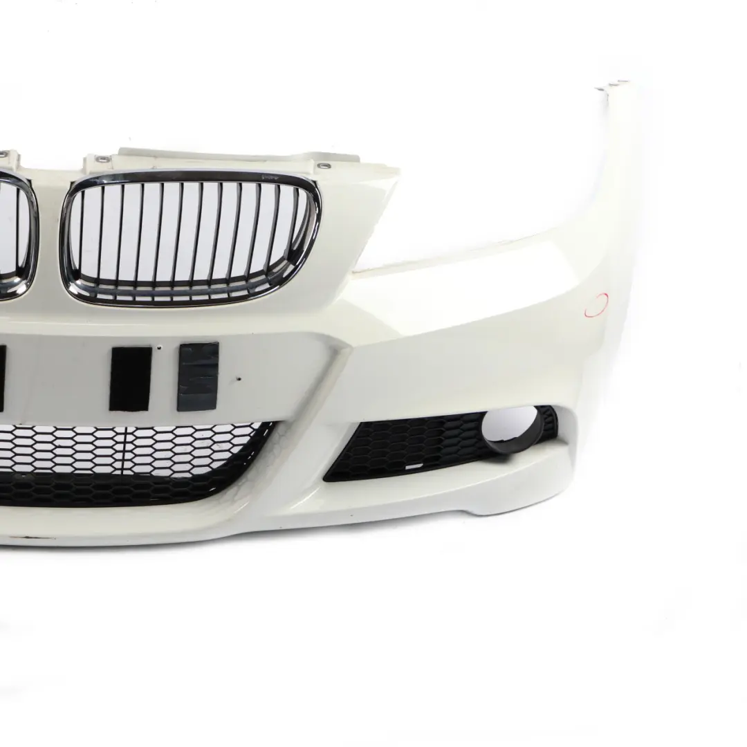  Front Bumper BMW E90 E91 LCI M Sport Trim Panel Alpinweiss Alpine White 3 - 300 - SKU 0037061-AW - Part number 0037061