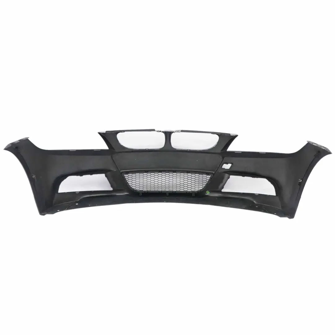 Complete Front Bumper Trim Panel Black Sapphire - 475 to BMW E90 E91 LCI M Sport with Part number 0037061 BMW E90 E91 LCI M Sport Complete Front Bumper Trim Panel Black Sapphire - 475 - SKU 0037061-BS - Part number 0037061