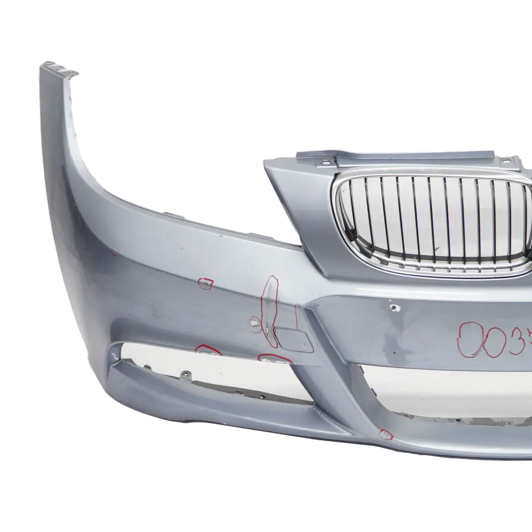  Front Bumper BMW E90 E91 LCI M Sport Trim Panel Bluewater Blue Metallic - 896 - SKU 0037061-WB - Part number 0037061