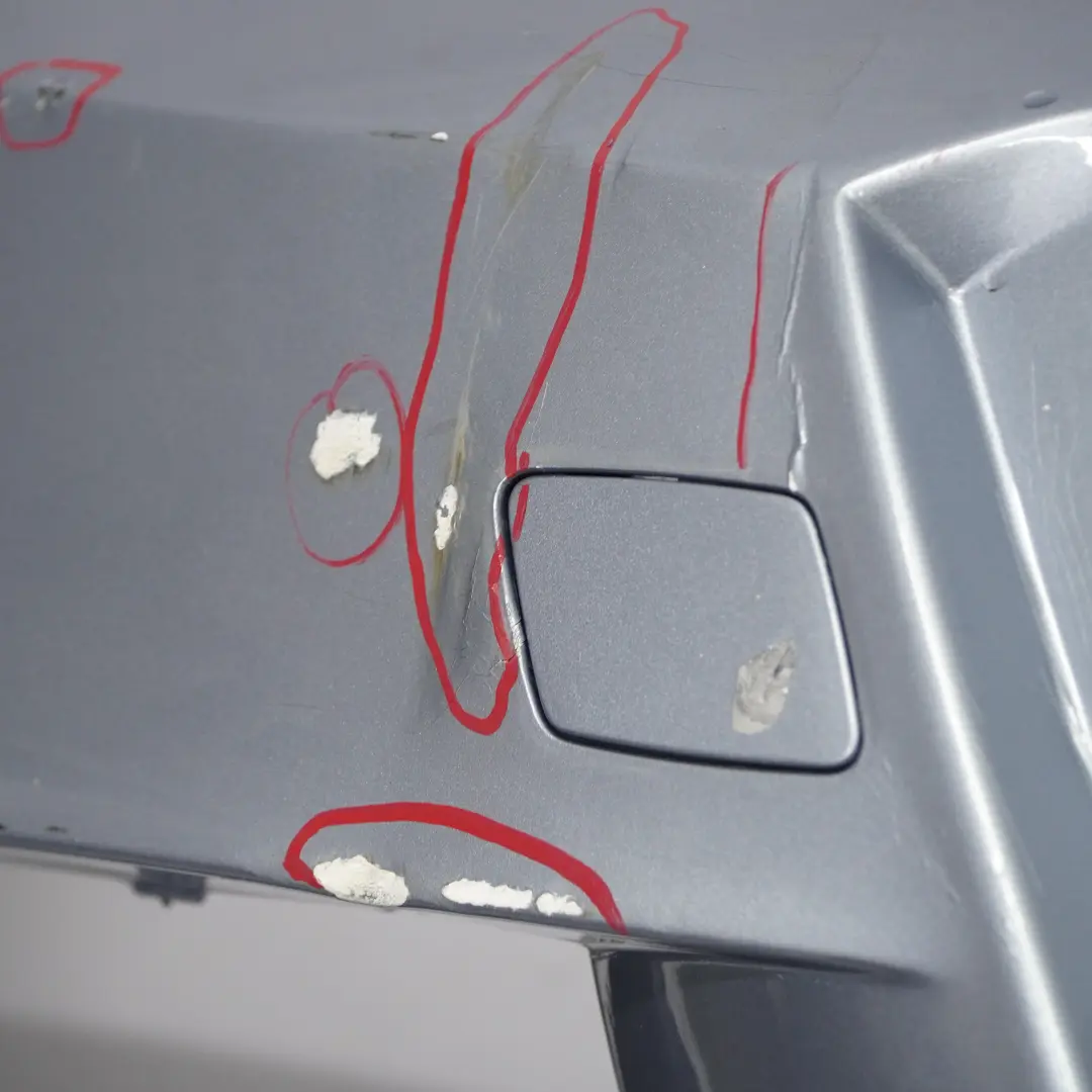  Front Bumper BMW E90 E91 LCI M Sport Trim Panel Bluewater Blue Metallic - 896 - SKU 0037061-WB - Part number 0037061