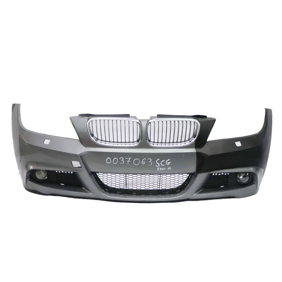 Complete Front Bumper Trim Panel Spacegrau Grey A52 to BMW 3 E90 E91 LCI M Sport with Part number 0037063 BMW 3 E90 E91 LCI M Sport Complete Front Bumper Trim Panel Spacegrau Grey A52 - SKU 0037063-SCG - Part number 0037063