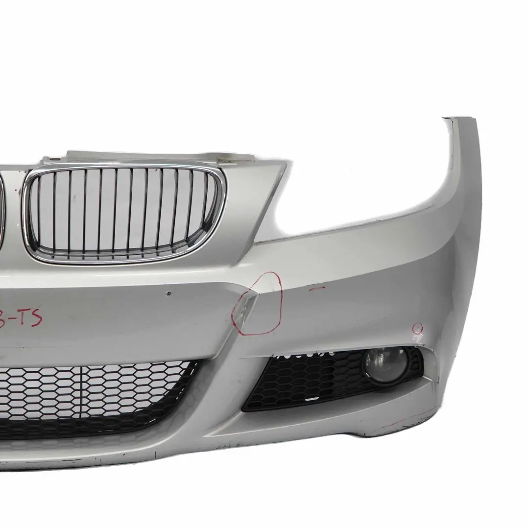  Front Bumper BMW E90 E91 LCI M Sport Complete Trim Panel Titan Silver - 354 - SKU 0037063-TS - Part number 0037063