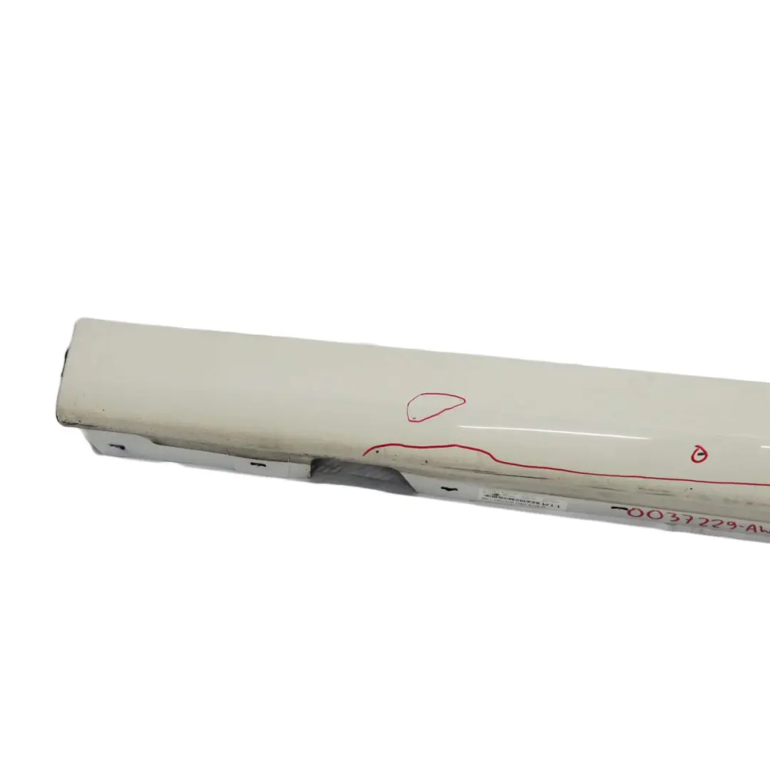 BMW 3 E90 LCI 1 M Sport Sill Strip Side Skirt Left N/S Alpinweiss White 3 - 300 - SKU 0037229-AW1 - Part number 0037229