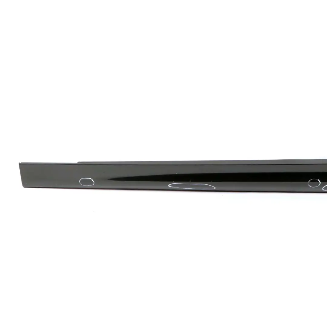 BMW 3 1 E90 LCI M Sport Sill Strip Side Skirt Left N/S Black Sapphire - 475 - SKU 0037229-BS1 - Part number 0037229