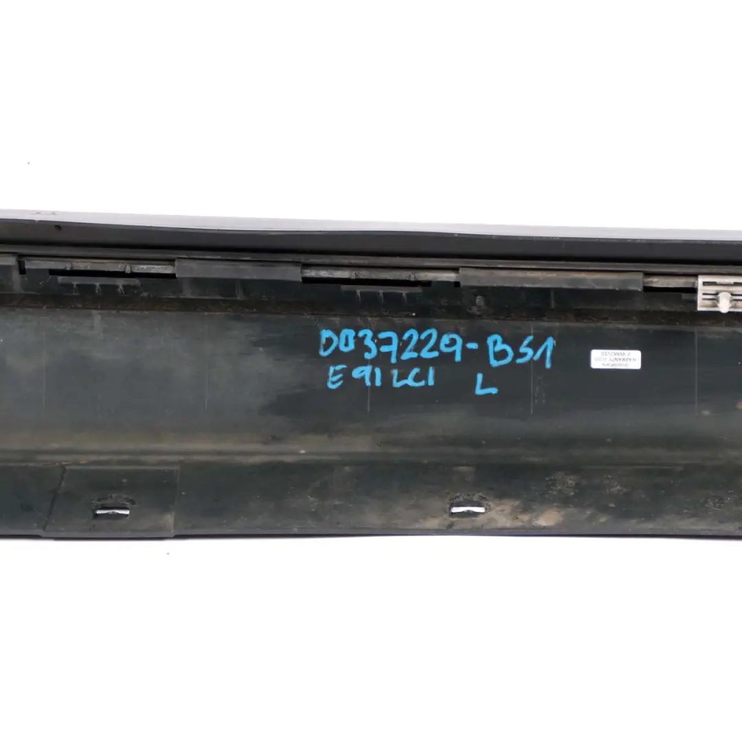 Sill Strip Side Skirt Left N/S Black Sapphire - 475 to BMW 3 1 E90 LCI M Sport with Part number 0037229 BMW 3 1 E90 LCI M Sport Sill Strip Side Skirt Left N/S Black Sapphire - 475 - SKU 0037229-BS1 - Part number 0037229