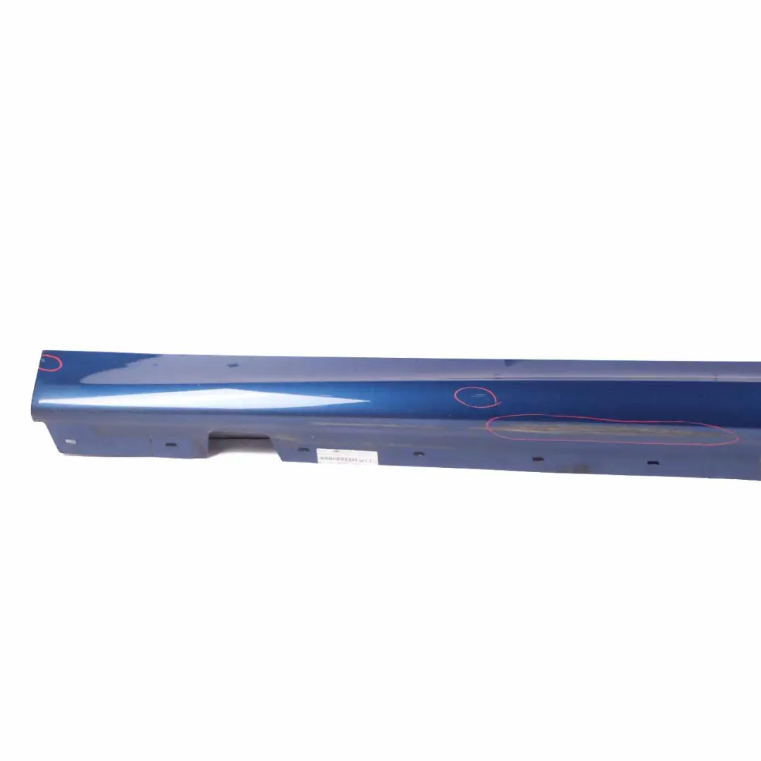 Side Skirt BMW E90 LCI M Sport Sill Strip Left N/S Le Mans Blue Metallic - 381 to with Part number 0037229 Side Skirt BMW E90 LCI M Sport Sill Strip Left N/S Le Mans Blue Metallic - 381 - SKU 0037229-LMB1 - Part number 0037229