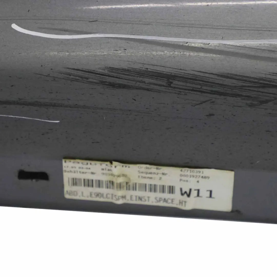 Listón de umbral Faldón Lateral Izquierdo Spacegrau - A52 para BMW E90 LCI M Sport con número de pieza 0037229 BMW E90 LCI M Sport Listón de umbral Faldón Lateral Izquierdo Spacegrau - A52 - SKU 0037229-SCG - Número de pieza 0037229