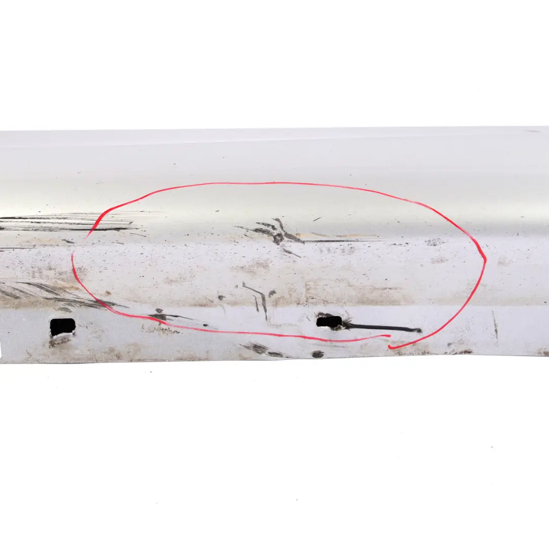 Sill Strip Side Skirt Left N/S Titansilber Silver 354 to BMW 3 E90 E91 LCI M Sport with Part number 0037229 BMW 3 E90 E91 LCI M Sport Sill Strip Side Skirt Left N/S Titansilber Silver 354 - SKU 0037229-TS - Part number 0037229