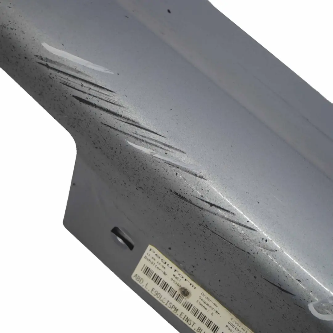Side Skirt M Sport Sill Strip Left N/S Bluewater Metallic - 896 to BMW E90 LCI with Part number 0037229 BMW E90 LCI Side Skirt M Sport Sill Strip Left N/S Bluewater Metallic - 896 - SKU 0037229-WB - Part number 0037229