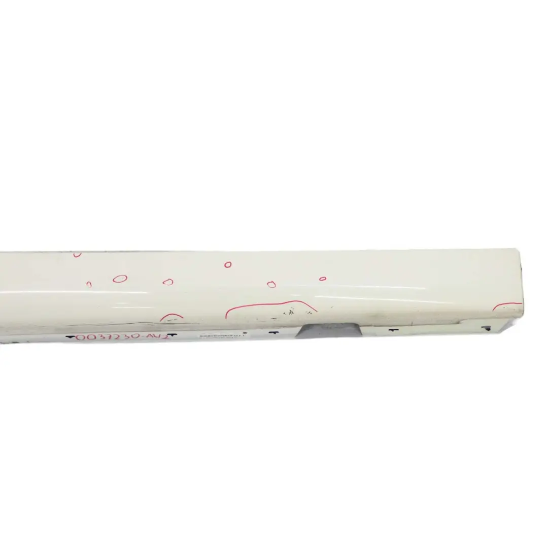 BMW 3 E90 E91 LCI M Sport Sill Strip Side Skirt Right O/S Alpinweiss White 300 - SKU 0037230-AW2 - Part number 0037230