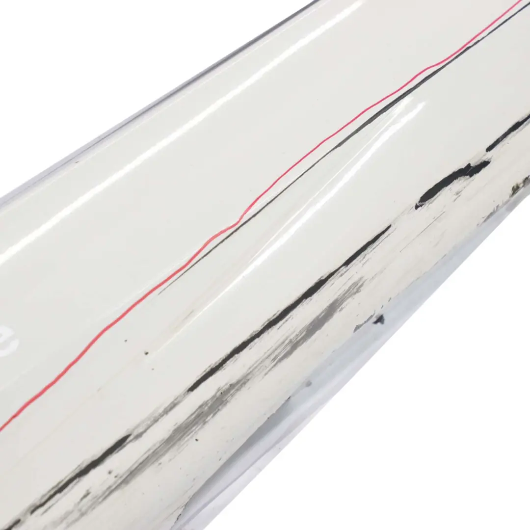 BMW 3 E90 E91 LCI M Sport Sill Strip Side Skirt Right O/S Alpinweiss White 300 - SKU 0037230-AW2 - Part number 0037230