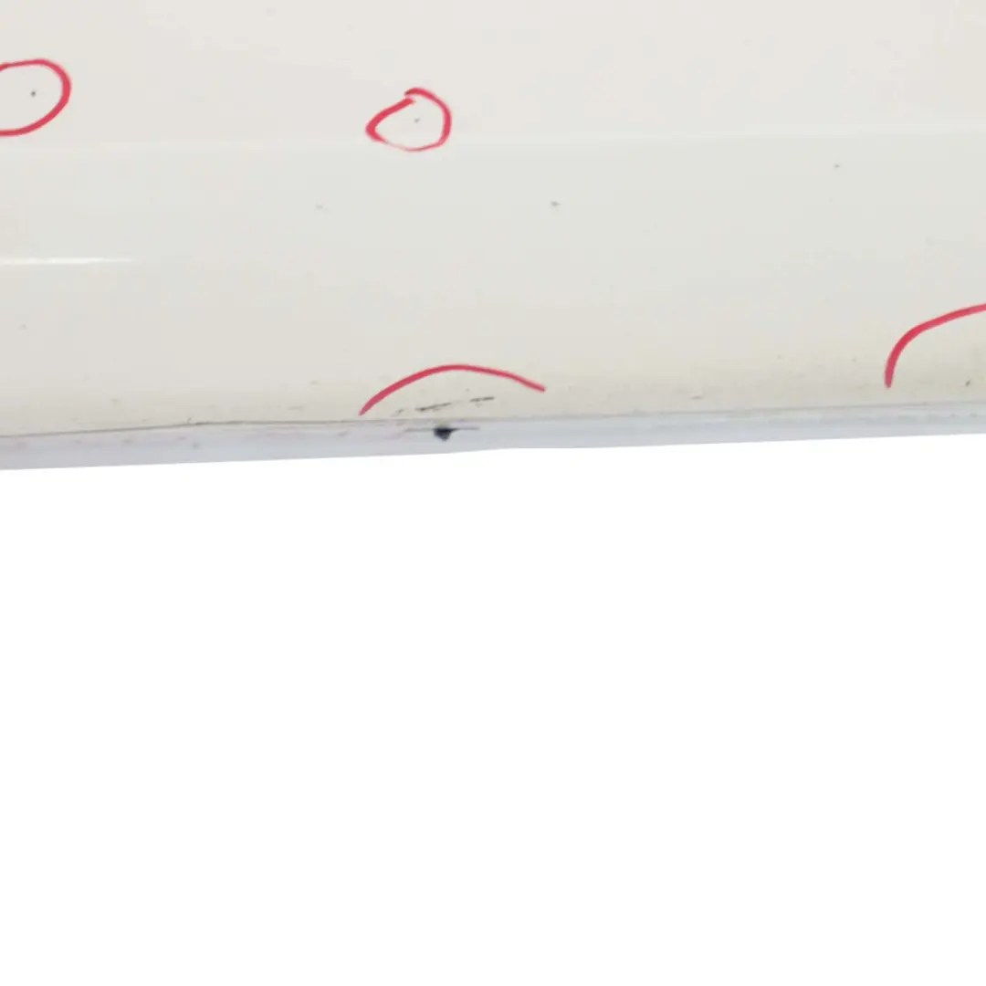 BMW 3 E90 E91 LCI M Sport Sill Strip Side Skirt Right O/S Alpinweiss White 300 - SKU 0037230-AW2 - Part number 0037230
