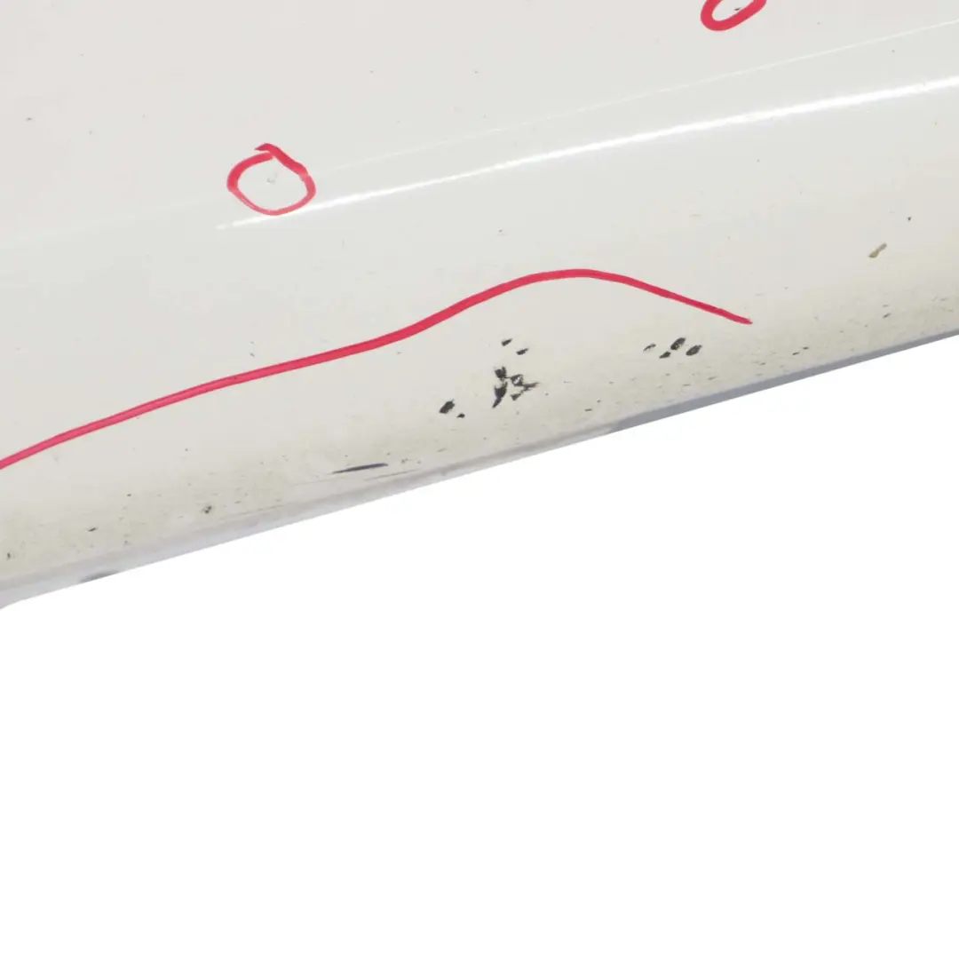 BMW 3 E90 E91 LCI M Sport Sill Strip Side Skirt Right O/S Alpinweiss White 300 - SKU 0037230-AW2 - Part number 0037230