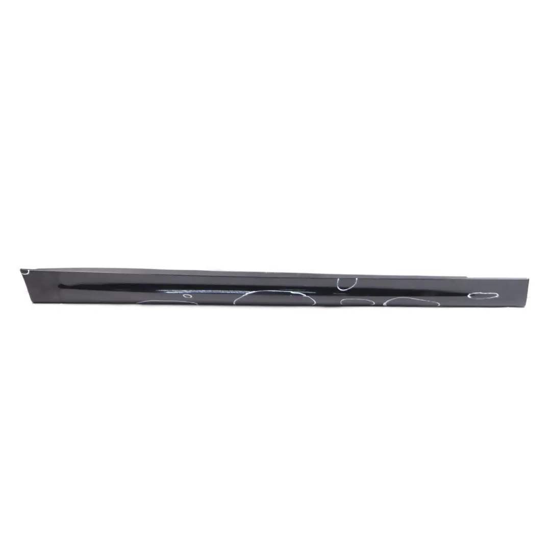 Sill Strip Side Skirt Right O/S Black Sapphire - 475 to BMW E90 E91 LCI M Sport with Part number 0037230 BMW E90 E91 LCI M Sport Sill Strip Side Skirt Right O/S Black Sapphire - 475 - SKU 0037230-BS - Part number 0037230