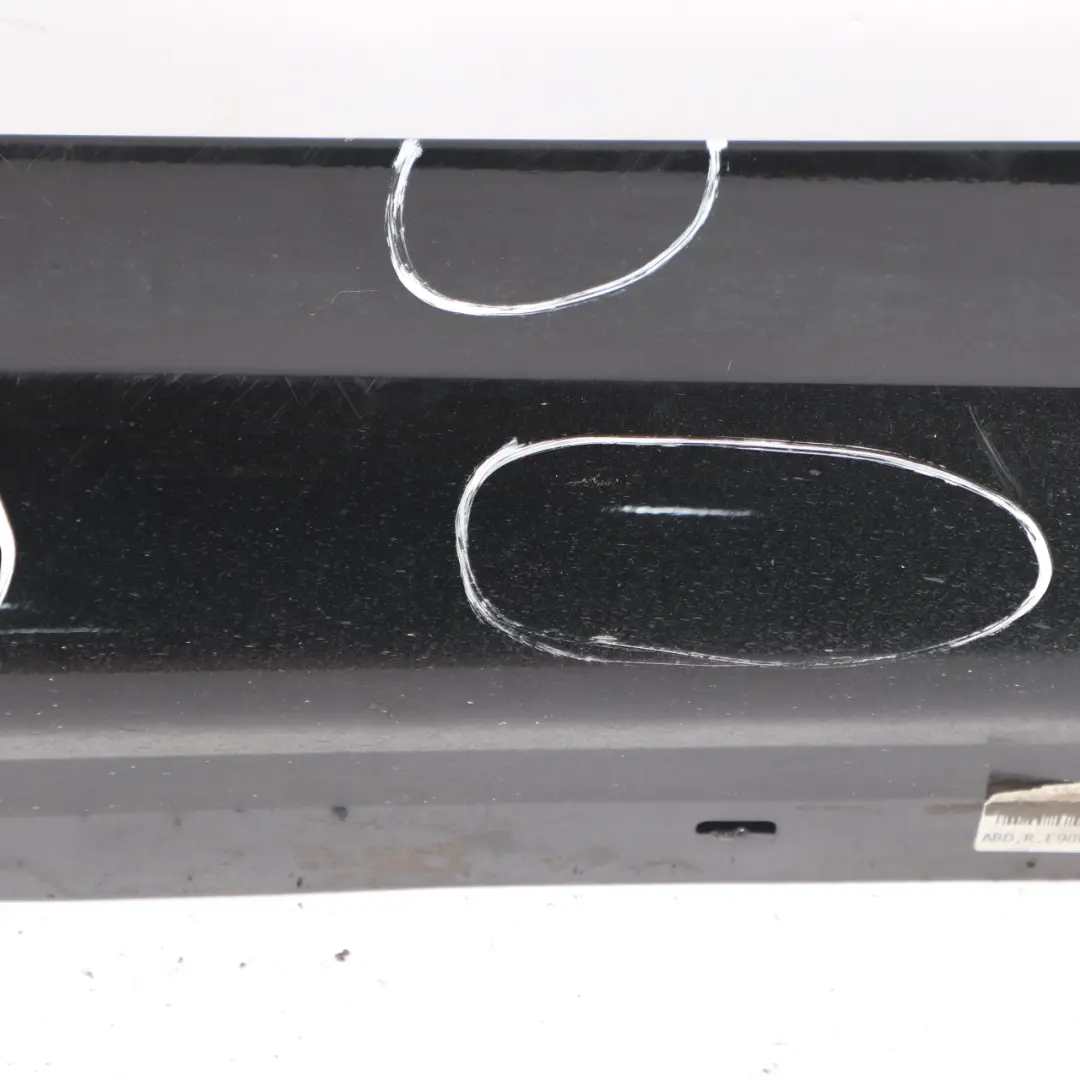 Sill Strip Side Skirt Right O/S Black Sapphire - 475 to BMW E90 E91 LCI M Sport with Part number 0037230 BMW E90 E91 LCI M Sport Sill Strip Side Skirt Right O/S Black Sapphire - 475 - SKU 0037230-BS - Part number 0037230