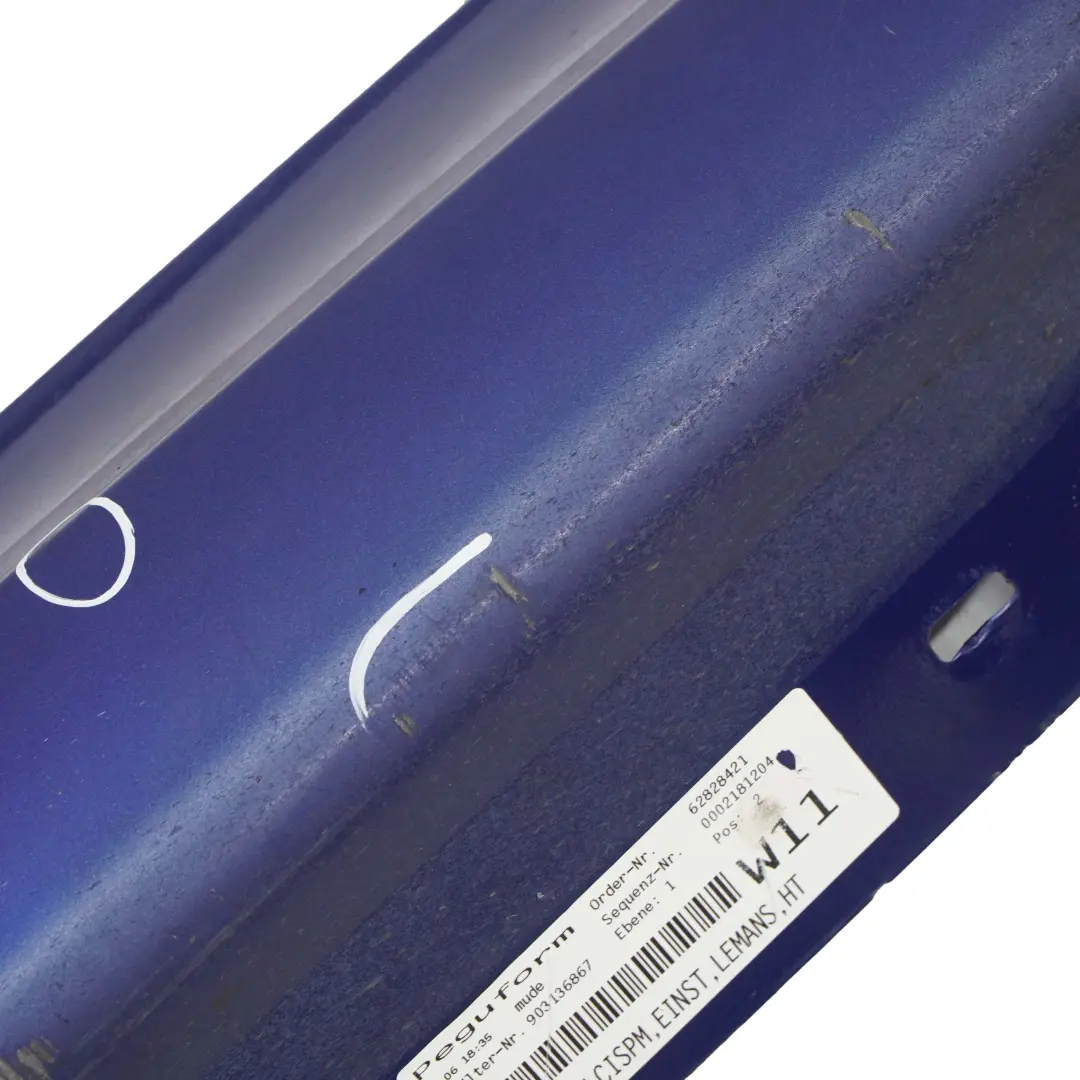  Side Skirt BMW E90 LCI M Sport Sill Strip Cover Right O/S Le Mans Blue - 381 - SKU 0037230-LMB2 - Part number 0037230