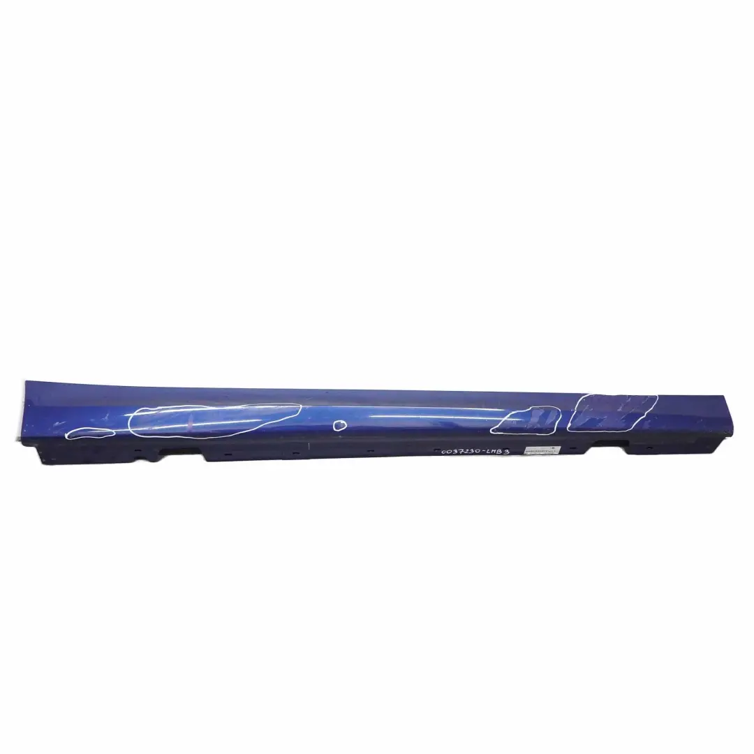  Side Skirt BMW E90 LCI M Sport Sill Strip Cover Right O/S Le Mans Blue - 381 - SKU 0037230-LMB3 - Part number 0037230