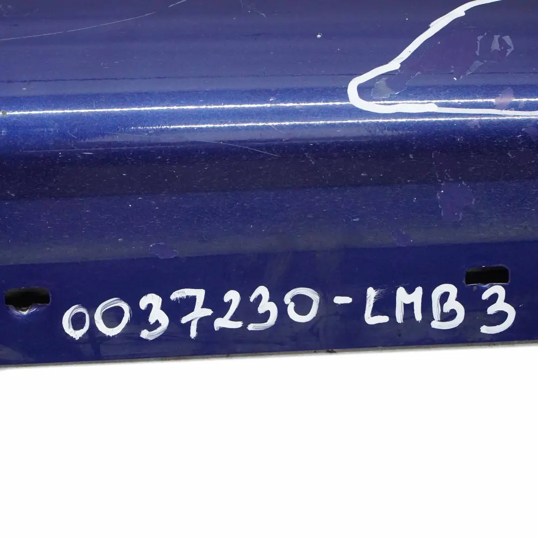 BMW E90 LCI M Sport Sill Strip Cover Right Le Mans Blue Bleu - 381 - SKU 0037230-LMB3 - Numéro de pièce 0037230