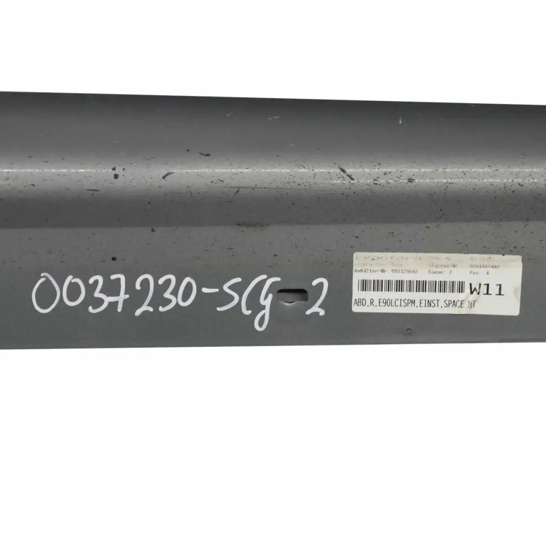 BMW E90 E91 LCI M Sport Schwellerleiste Blende Rechts Spacegrau Grey - A52 - SKU 0037230-SCG2 - Teilenummer 0037230