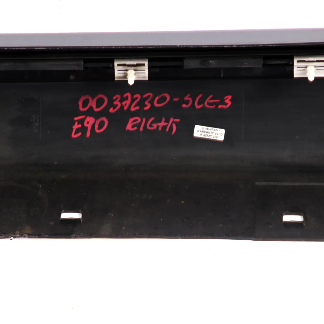BMW 3 E90 E91 LCI 3 M Sport Sill Strip Side Skirt Right O/S Spacegrau Grey A52 - SKU 0037230-SCG3 - Part number 0037230