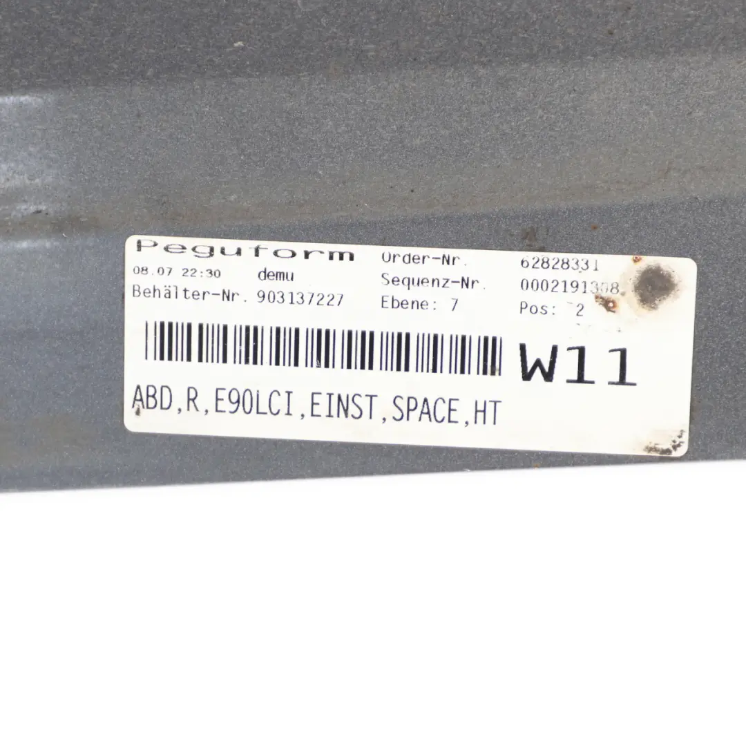 Side Skirt BMW E90 LCI M Sport Sill Strip Cover Right O/S Spacegrau Grey - A52 to with Part number 0037230 Side Skirt BMW E90 LCI M Sport Sill Strip Cover Right O/S Spacegrau Grey - A52 - SKU 0037230-SCG4 - Part number 0037230